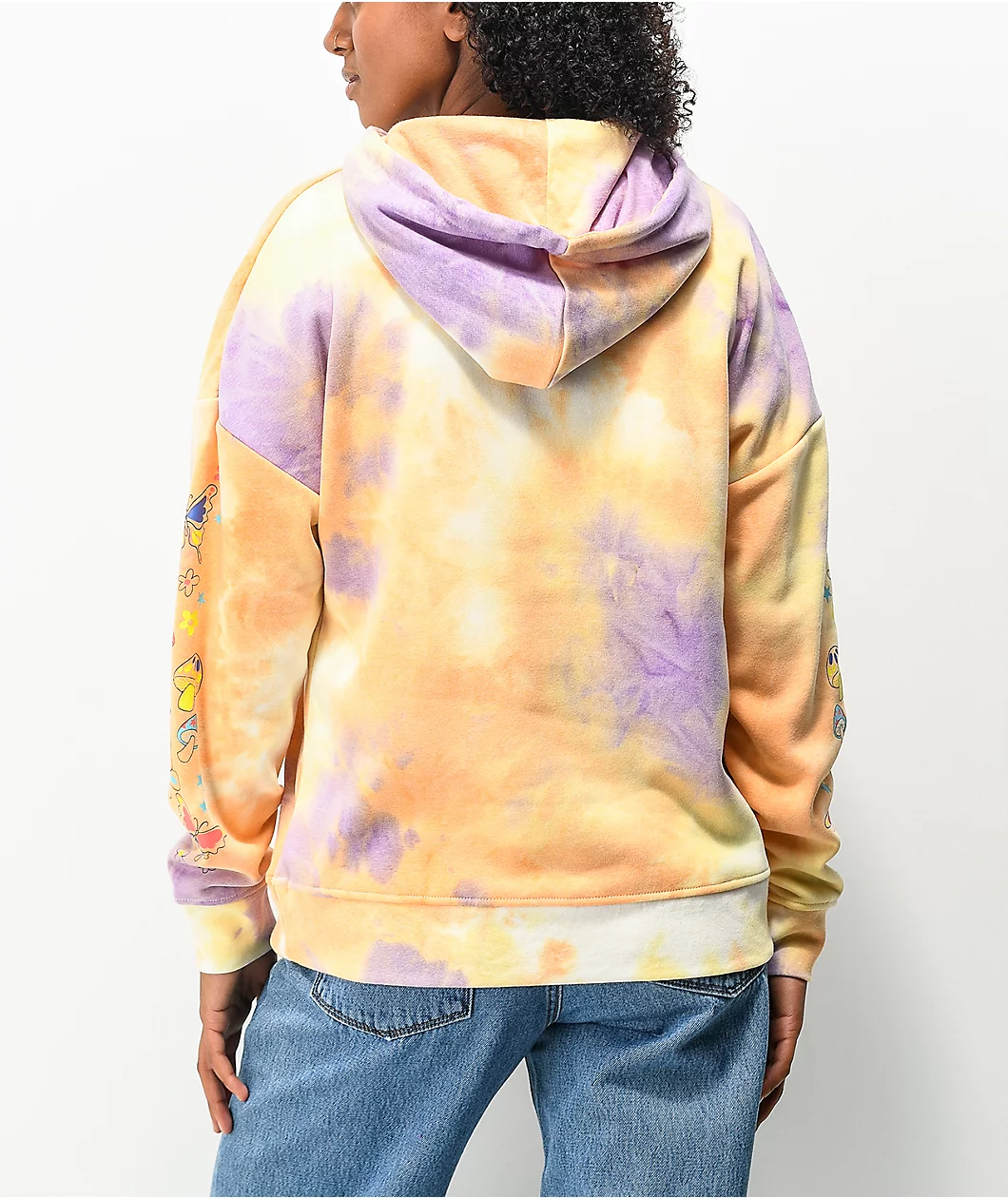 A-Lab Freela Mushroom Tie Dye Hoodie 2 A-Lab Freela Mushroom Tie Dye Hoodie - Image 2
