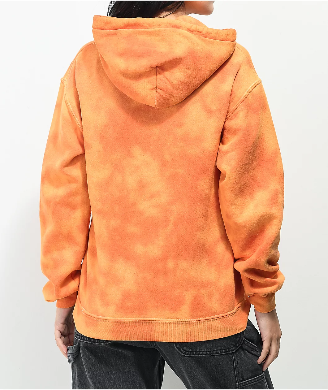 A-Lab Visualize Peace Orange Tie Dye Hoodie 2 A-Lab Visualize Peace Orange Tie Dye Hoodie - Image 2