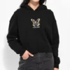 A Lost Cause Firefly Black Crop Hoodie