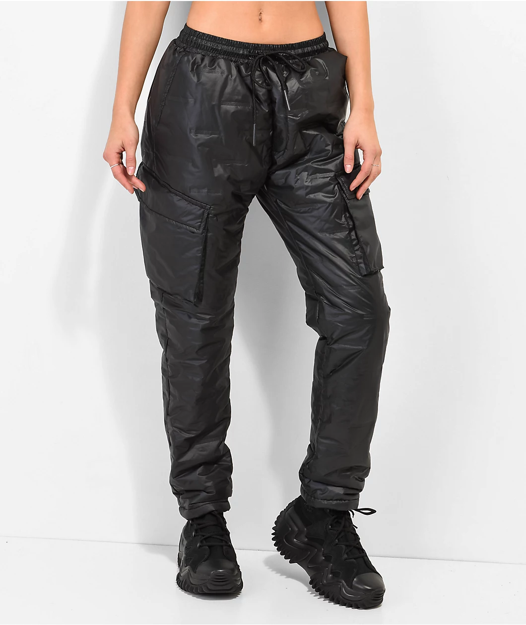 American Stitch Black Puffer Pants 1 American Stitch Black Puffer Pants