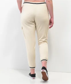 Broken Promises Jawbreaker White Cargo Sweatpants -Swimwear Store Broken Promises Jawbreaker White Cargo Sweatpants 353428 alt5 US