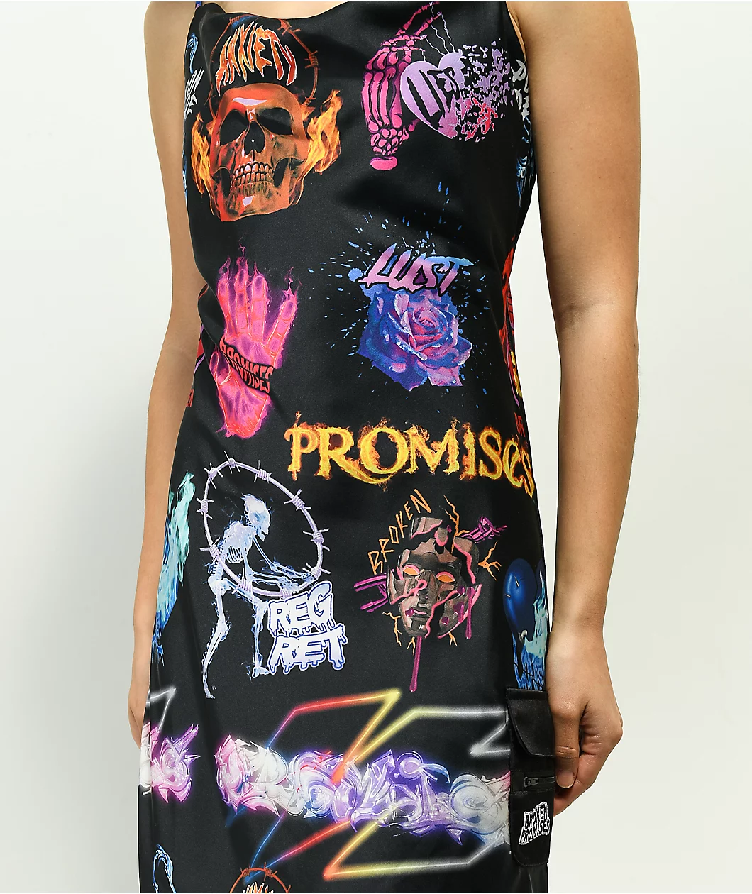 Broken Promises Simulation Black Tank Dress 5 Broken Promises Simulation Black Tank Dress - Image 5