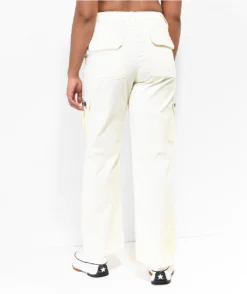 Broken Promises X Happy Bunny Focus On Me White Cargo Pants -Swimwear Store Broken Promises x Happy Bunny Focus On Me White Cargo Pants 364238 alt6 US