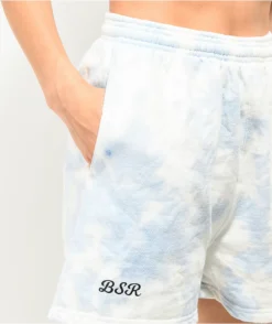 By Samii Ryan Angel Butterfly Blue & White Tie Dye Sweat Shorts -Swimwear Store By Samii Ryan Angel Butterfly Blue White Tie Dye Sweat Shorts 345335 alt2 US