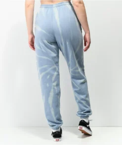 By Samii Ryan Smiley Feel Good Blue Tie Dye Sweatpants -Swimwear Store By Samii Ryan Smiley Feel Good Blue Tie Dye Sweatpants 349776 alt3 US