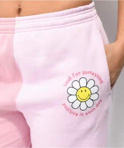 By Samii Ryan X Smiley Positive Pink Colorblock Sweatpants 9 By Samii Ryan X Smiley Positive Pink Colorblock Sweatpants -Swimwear Store By Samii Ryan x Smiley Positive Pink Colorblock Sweatpants 349783 alt1 US