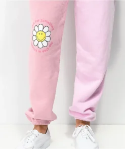 By Samii Ryan X Smiley Positive Pink Colorblock Sweatpants 10 By Samii Ryan X Smiley Positive Pink Colorblock Sweatpants -Swimwear Store By Samii Ryan x Smiley Positive Pink Colorblock Sweatpants 349783 alt2 US
