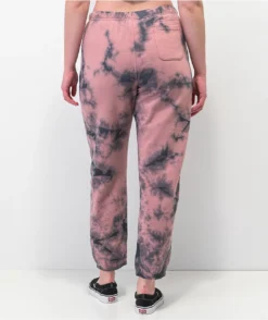 Champion Boyfriend Fit Black & Pink Galaxy Dye Sweatpants 12 Champion Boyfriend Fit Black & Pink Galaxy Dye Sweatpants -Swimwear Store Champion Boyfriend Fit Black Pink Galaxy Dye Sweatpants 346112 alt4 US