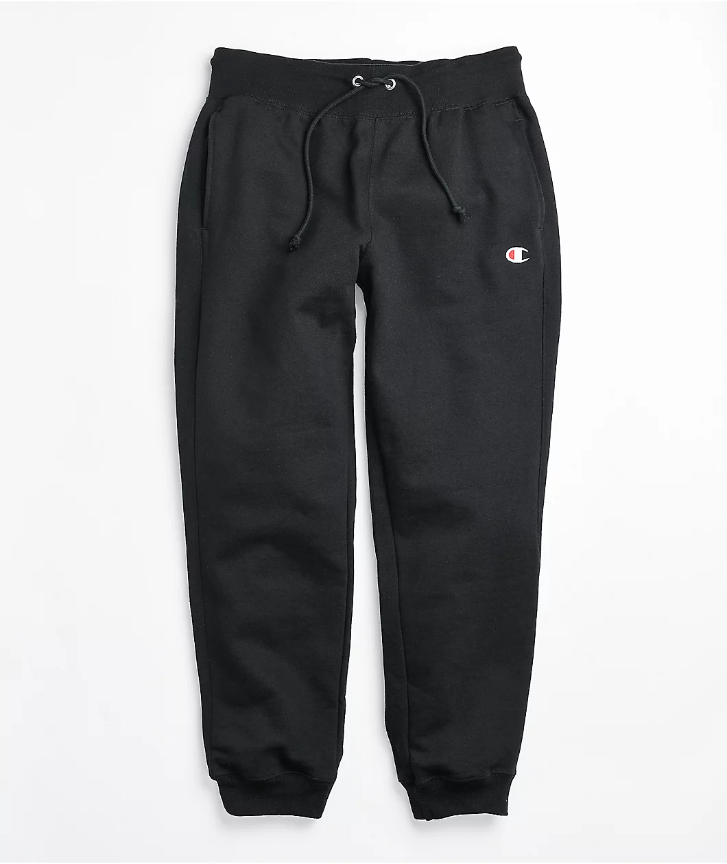 Champion Reverse Weave Black Jogger Sweatpants 1 Champion Reverse Weave Black Jogger Sweatpants
