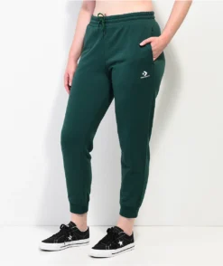 Converse Embroidered Classic Green Sweatpants 6 Converse Embroidered Classic Green Sweatpants -Swimwear Store Converse Embroidered Classic Green Sweatpants 358994 alt1 US