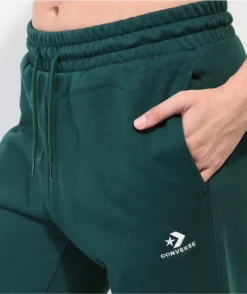 Converse Embroidered Classic Green Sweatpants 7 Converse Embroidered Classic Green Sweatpants -Swimwear Store Converse Embroidered Classic Green Sweatpants 358994 alt2 US