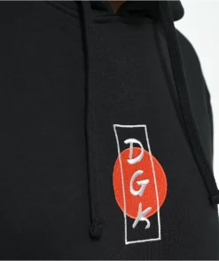 DGK Breaker Black Hoodie -Swimwear Store DGK Breaker Black Hoodie 353940 alt3 US