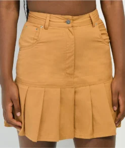 Daisy Street X Bratz Pleated Brown Skirt -Swimwear Store Daisy Street x Bratz Pleated Brown Skirt 363336 alt1 US