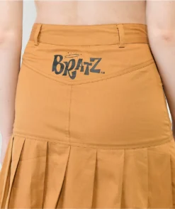 Daisy Street X Bratz Pleated Brown Skirt -Swimwear Store Daisy Street x Bratz Pleated Brown Skirt 363336 alt2 US