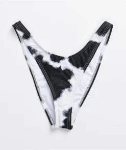Damsel Billie Cow Print High Leg Bikini Bottom