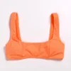 Damsel Croc Orange Bikini Top