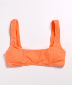 Swimwear Store 17 Damsel Croc Orange Bikini Top
