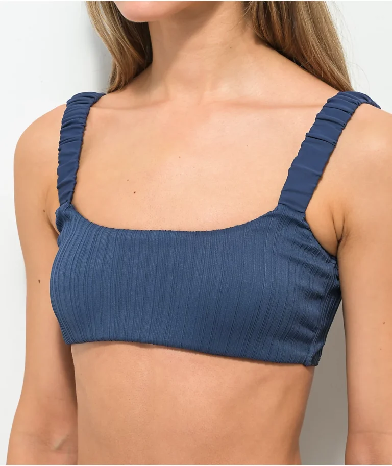 Swimwear Store 20 Swimwear Store -Swimwear Store Damsel Denim Scrunchie Rib Bandeau Bikini Top 353012 alt1 US 768x913 1