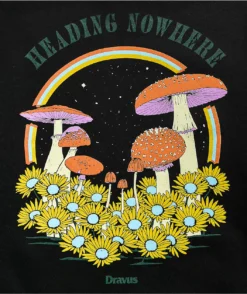 Dravus Rainbow Portal Black Hoodie -Swimwear Store Dravus Rainbow Portal Black Hoodie 337624 alt2 US