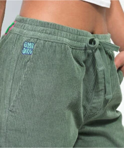 Empyre Jessie Sage Corduroy Elastic Waist Skate Pants -Swimwear Store Empyre Jessie Sage Corduroy Elastic Waist Skate Pants 355955 alt2 US