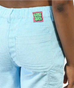 Empyre Laurel Blue Corduroy Carpenter Shorts -Swimwear Store Empyre Laurel Blue Corduroy Carpenter Shorts 355957 alt2 US