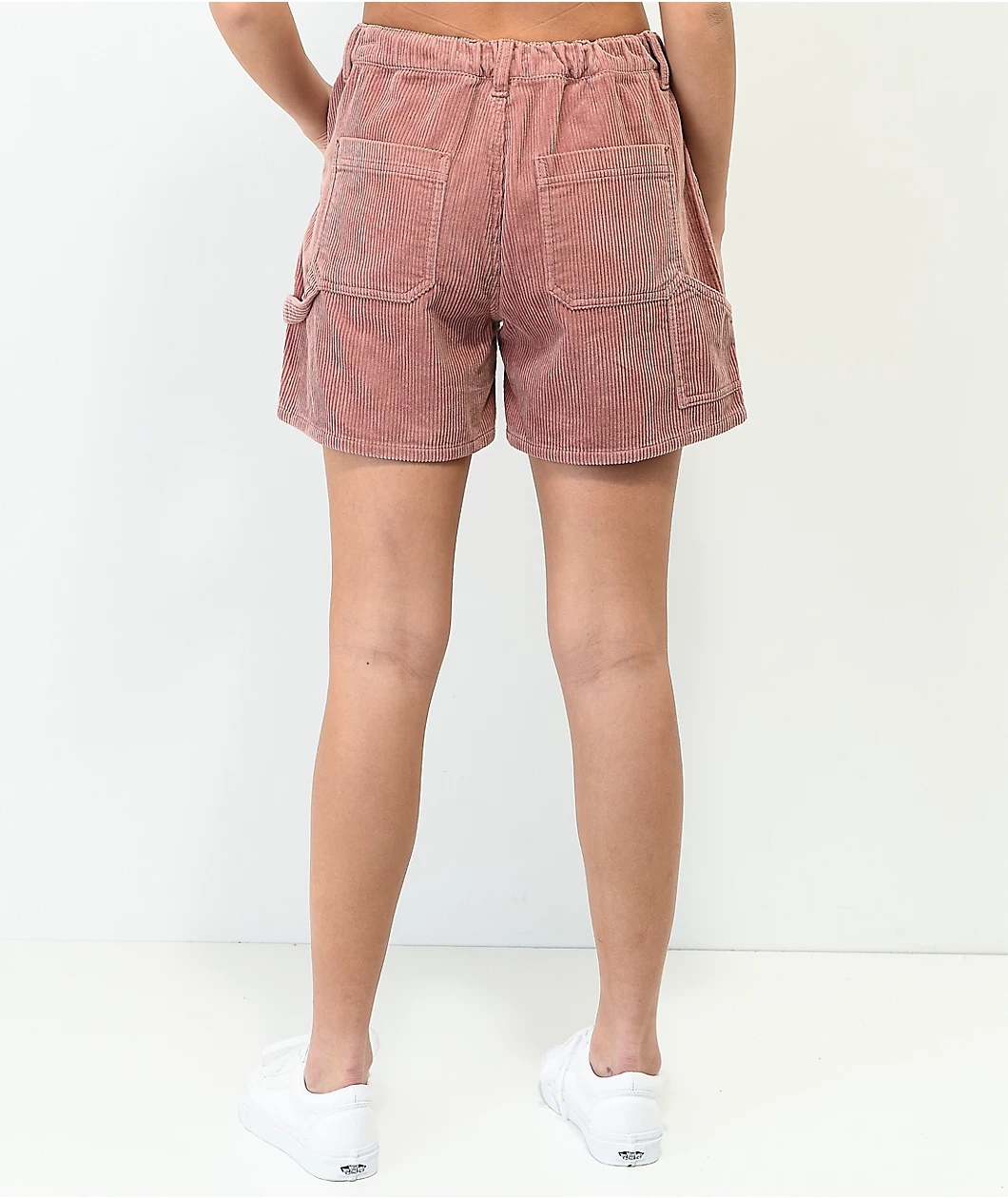 Empyre Laurel Rose Corduroy Carpenter Skate Shorts 2 Empyre Laurel Rose Corduroy Carpenter Skate Shorts - Image 2