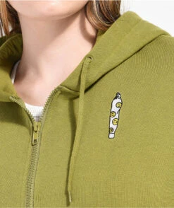 Empyre Smile Green Zip Hoodie 5 Empyre Smile Green Zip Hoodie -Swimwear Store Empyre Smile Green Zip Hoodie 361474 alt1 US