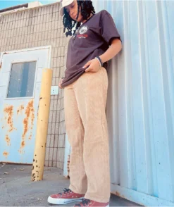 Empyre Tori 90s Khaki Corduroy Skate Pants -Swimwear Store Empyre Tori 90s Khaki Corduroy Skate Pants 348746 alt10 US