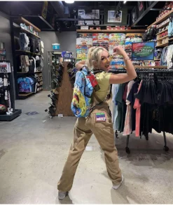 Empyre Tori 90s Khaki Corduroy Skate Pants -Swimwear Store Empyre Tori 90s Khaki Corduroy Skate Pants 348746 alt11 US