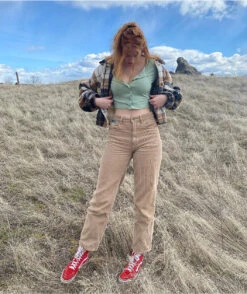 Empyre Tori 90s Khaki Corduroy Skate Pants -Swimwear Store Empyre Tori 90s Khaki Corduroy Skate Pants 348746 alt6 US