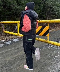 Empyre Tori Black Carpenter Skate Pants -Swimwear Store Empyre Tori Black Carpenter Skate Pants 361406 alt7 US