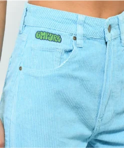 Empyre Tori Light Blue Corduroy Skate Pants -Swimwear Store Empyre Tori Light Blue Corduroy Skate Pants 359346 alt2 US