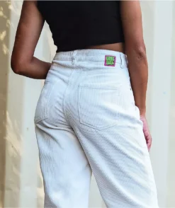 Empyre Tori Off-White Corduroy Skate Pants -Swimwear Store Empyre Tori Off White Corduroy Skate Pants 355282 alt7 US