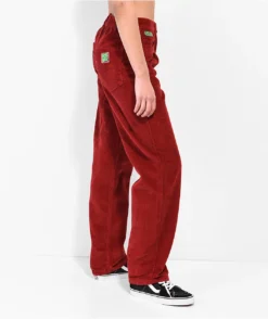 Empyre Tori Pleated Wine Corduroy Skate Pants -Swimwear Store Empyre Tori Pleated Wine Corduroy Skate Pants 363552 alt1 US