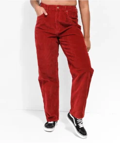 Empyre Tori Pleated Wine Corduroy Skate Pants -Swimwear Store Empyre Tori Pleated Wine Corduroy Skate Pants 363552 alt5 US