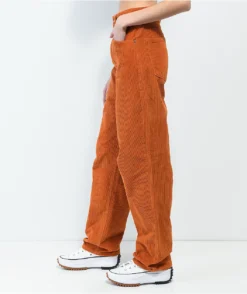 Empyre Tori Rust Corduroy Skate Pants -Swimwear Store Empyre Tori Rust Corduroy Skate Pants 356562 alt1 US