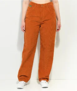Empyre Tori Rust Corduroy Skate Pants -Swimwear Store Empyre Tori Rust Corduroy Skate Pants 356562 alt6 US