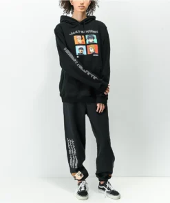 Episode X Jujutsu Kaisen Squad Black Hoodie -Swimwear Store Episode x Jujutsu Kaisen Squad Black Hoodie 350425 alt2 US