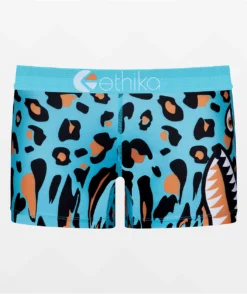 Ethika Bomber Leopard Drip Boyshort Underwear