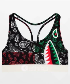 Ethika Bomber Paisley Sports Bra