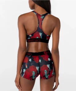 Ethika Bomber Rose Drip Sports Bra -Swimwear Store Ethika Bomber Rose Drip Sports Bra 350807 alt1 US