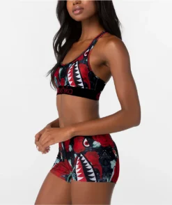 Ethika Bomber Rose Drip Sports Bra -Swimwear Store Ethika Bomber Rose Drip Sports Bra 350807 alt2 US