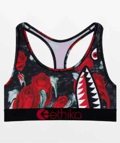 Ethika Bomber Rose Drip Sports Bra