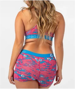 Ethika Chew Pink & Blue Sports Bra 5 Ethika Chew Pink & Blue Sports Bra -Swimwear Store Ethika Chew Pink Blue Sports Bra 354959 alt1 US