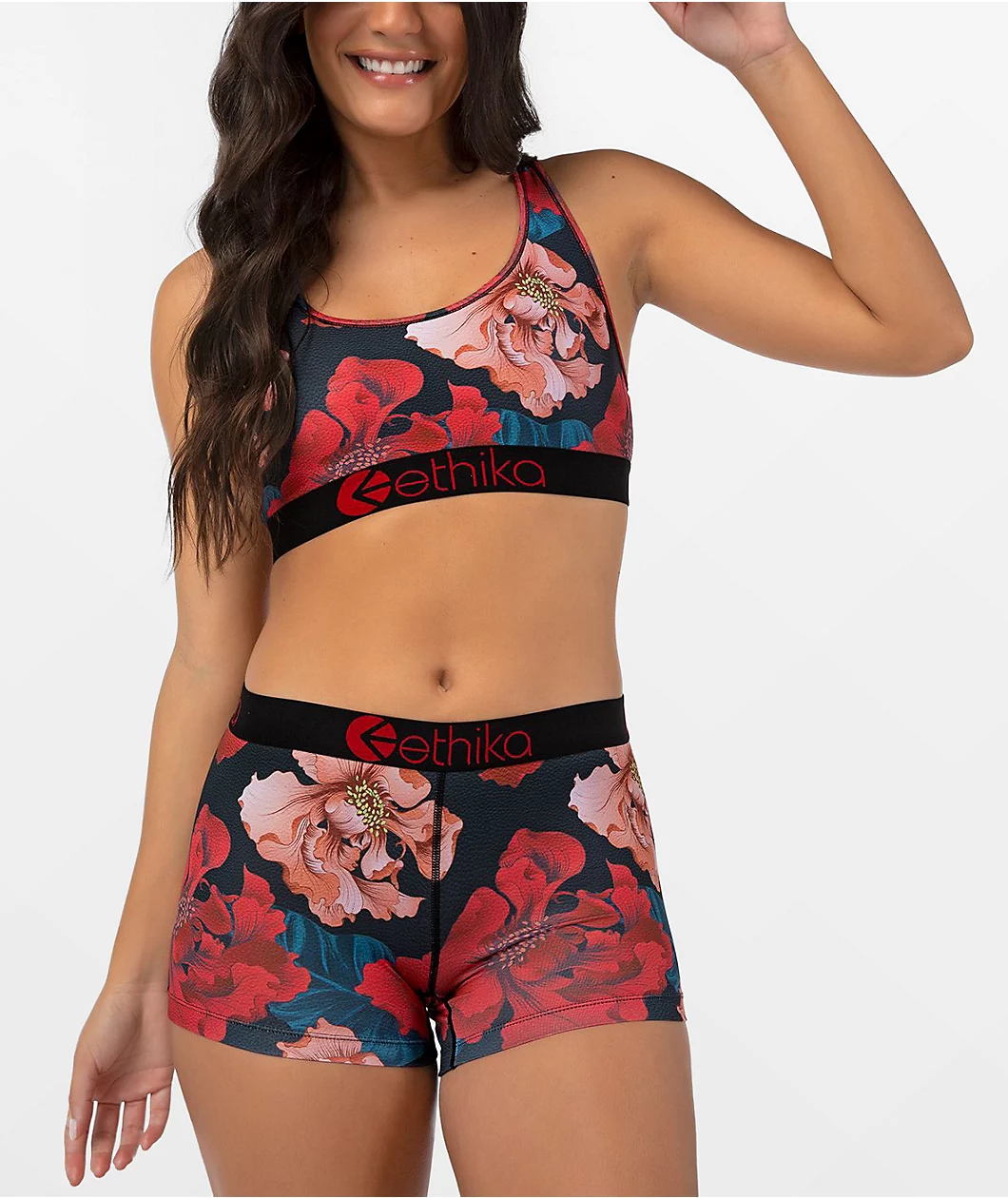 Ethika Crimson Staple Boyshort Underwear 2 Ethika Crimson Staple Boyshort Underwear - Image 2