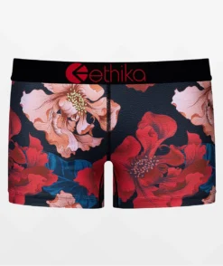 Ethika Crimson Staple Boyshort Underwear