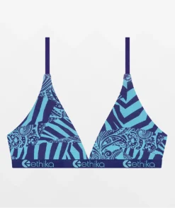 Ethika Paisley Wild Triangle Bralette