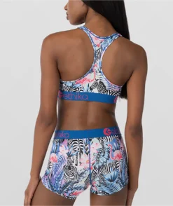 Ethika Zebra Paradise Blue Boyshort Underwear -Swimwear Store Ethika Zebra Paradise Blue Boyshort Underwear 342877 alt1 US