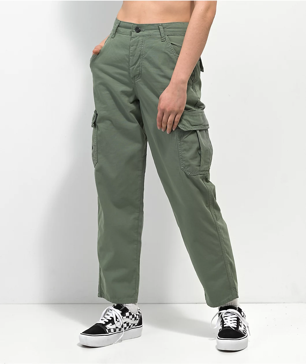 Homeboy X-Tra Olive Cargo Pants 1 Homeboy X-Tra Olive Cargo Pants