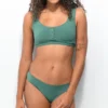 Kikirio Evey Snap Green Bikini Bottom